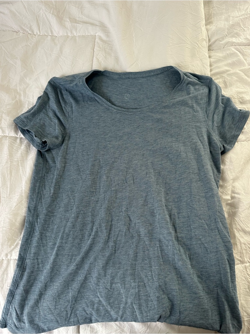 lululemon athletica Short Sleeve Crew Tee in Slate Blue